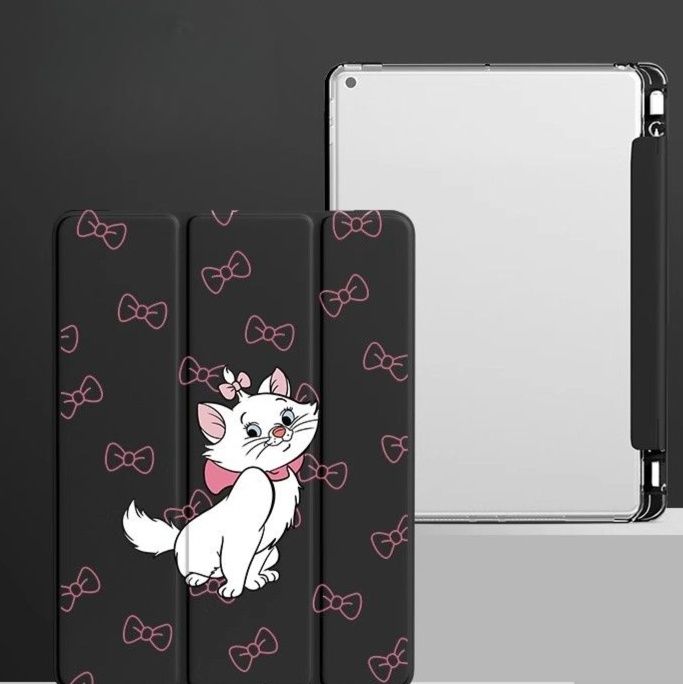 タブレットケース タブレットケース 猫キャラクター 折りたたみカバー