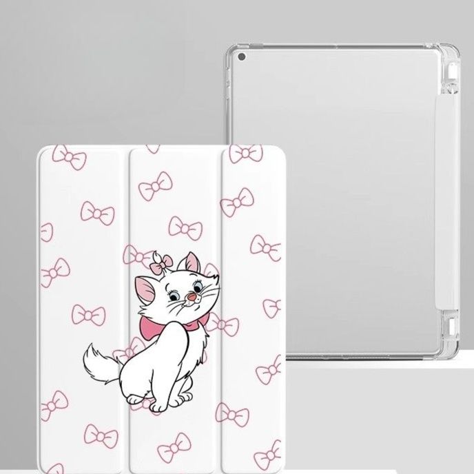 タブレットケース タブレットケース 猫キャラクター 折りたたみカバー