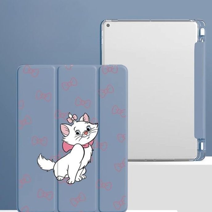 タブレットケース タブレットケース 猫キャラクター 折りたたみカバー