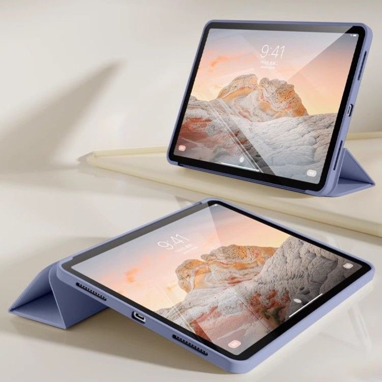 タブレットケース タブレットケース 薄型折りたたみ式タブレット保護カバー