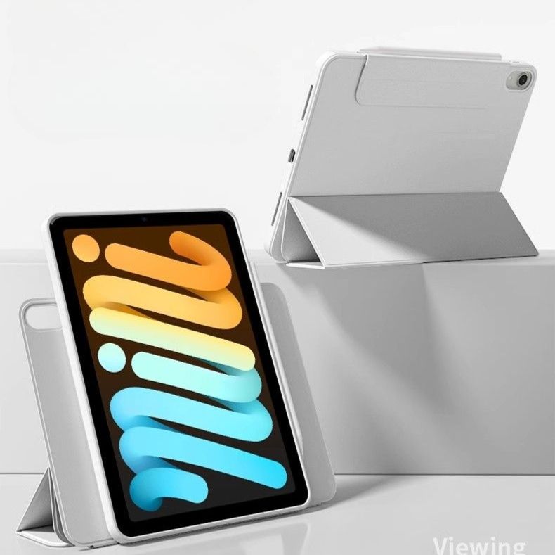 タブレットケース タブレットケース 多機能スタンド付き 透明バックパネル保護ケース