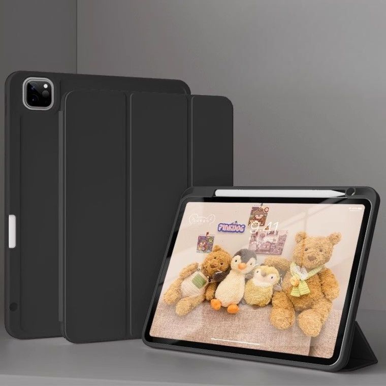 タブレットケース タブレットケース 多機能筆収納付きタブレット保護カバー