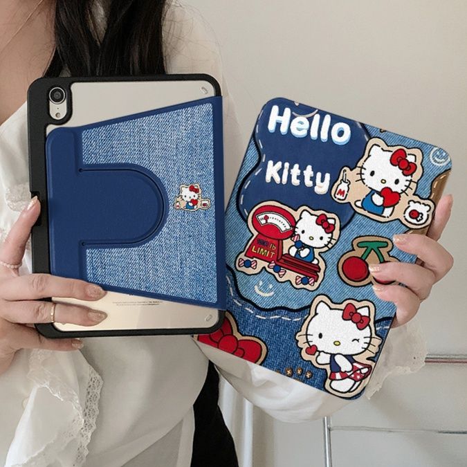 タブレットケース タブレットケース キティ柄 かわいい タブレット保護ケース