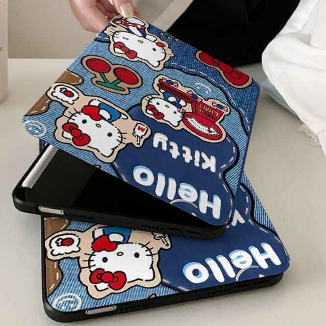 タブレットケース タブレットケース キティ柄 かわいい タブレット保護ケース