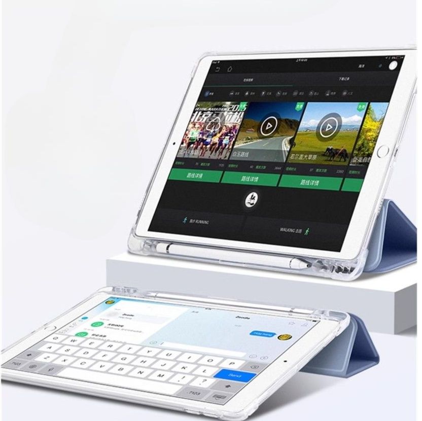 タブレットケース タブレットケース 夏にぴったり薄型透明保護カバー