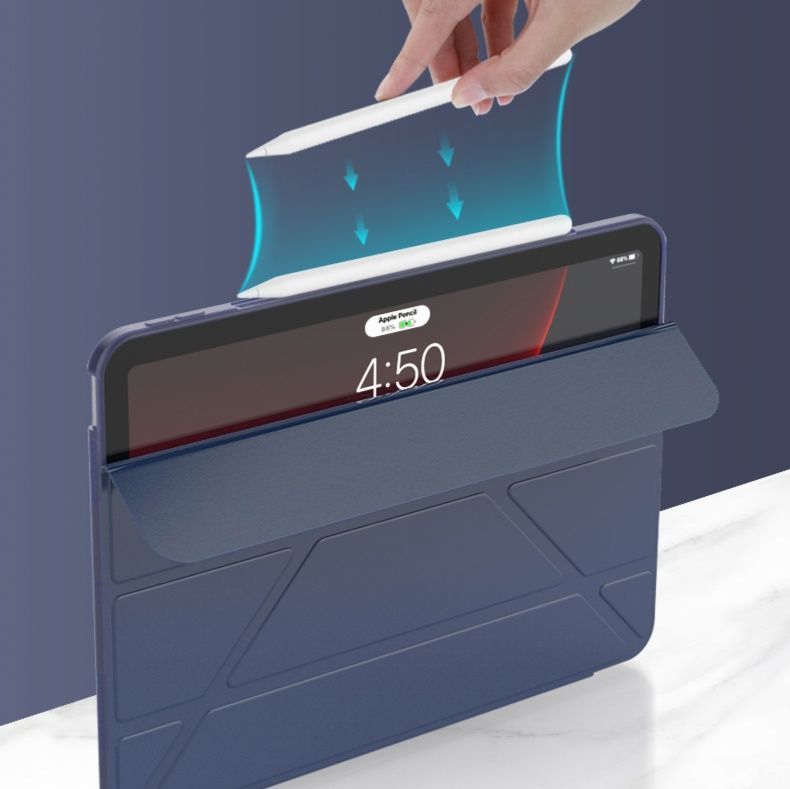 タブレットケース タブレットケース 折りたたみ式多角形デザイン保護カバー