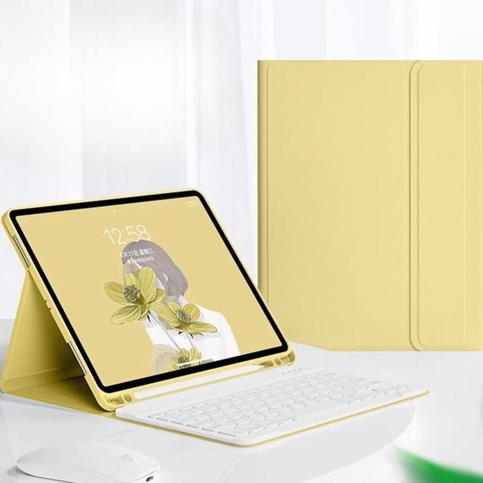 タブレットケース 超薄型 取り外し可能キーボード付きタブレットケース