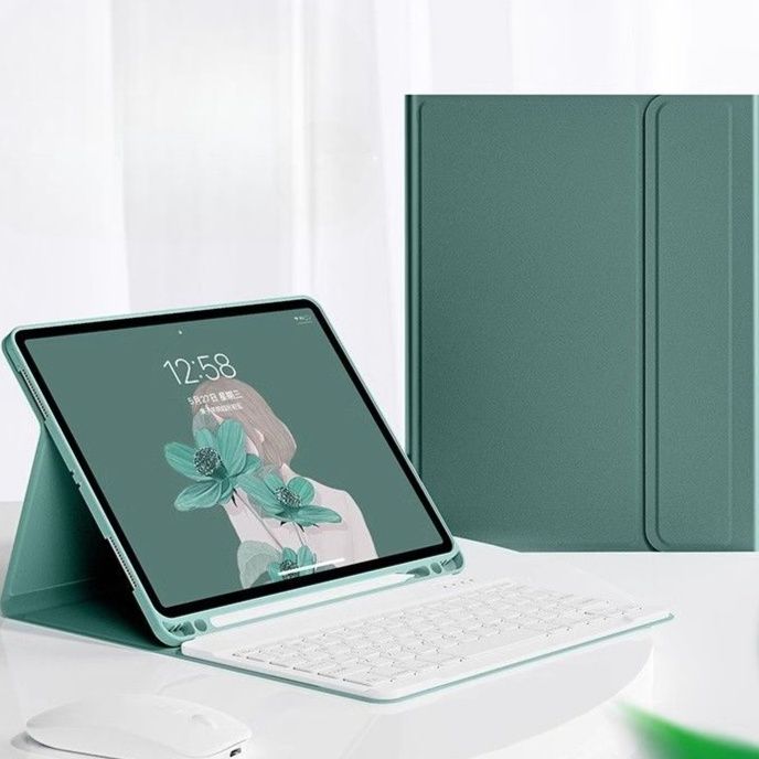 タブレットケース 超薄型 取り外し可能キーボード付きタブレットケース