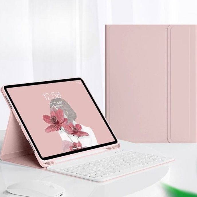タブレットケース 超薄型 取り外し可能キーボード付きタブレットケース