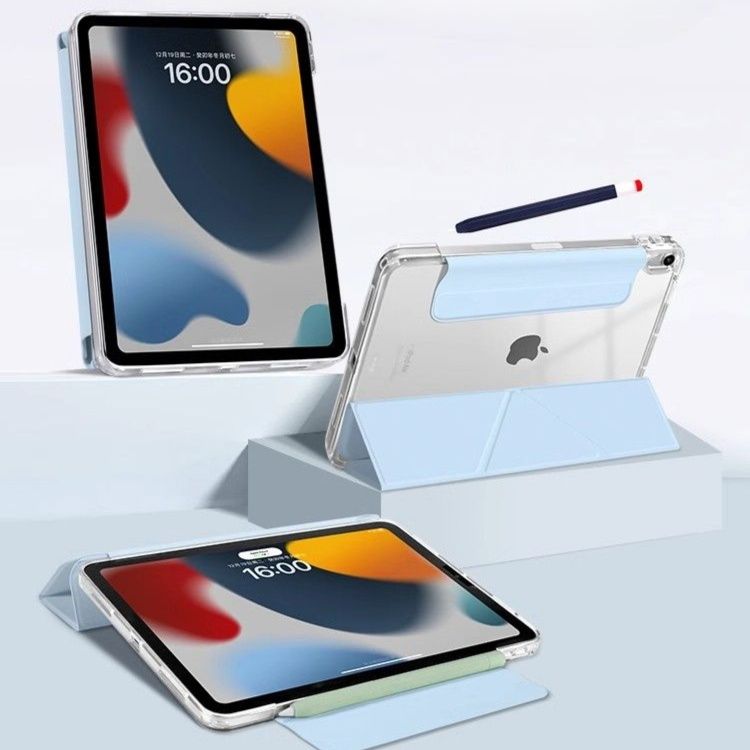 タブレットケース タブレットケース 折り紙風デザイン筆収納タブレットカバー