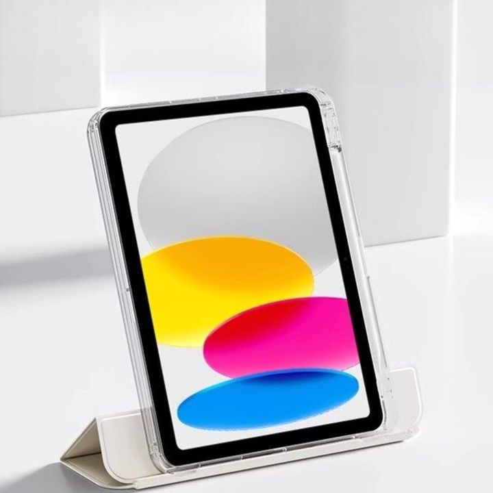 タブレットケース タブレットケース 透明保護 折りたたみ式 多機能タブレットカバー