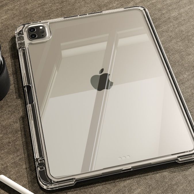 タブレットケース スマート耐衝撃 透明保護タブレットケース