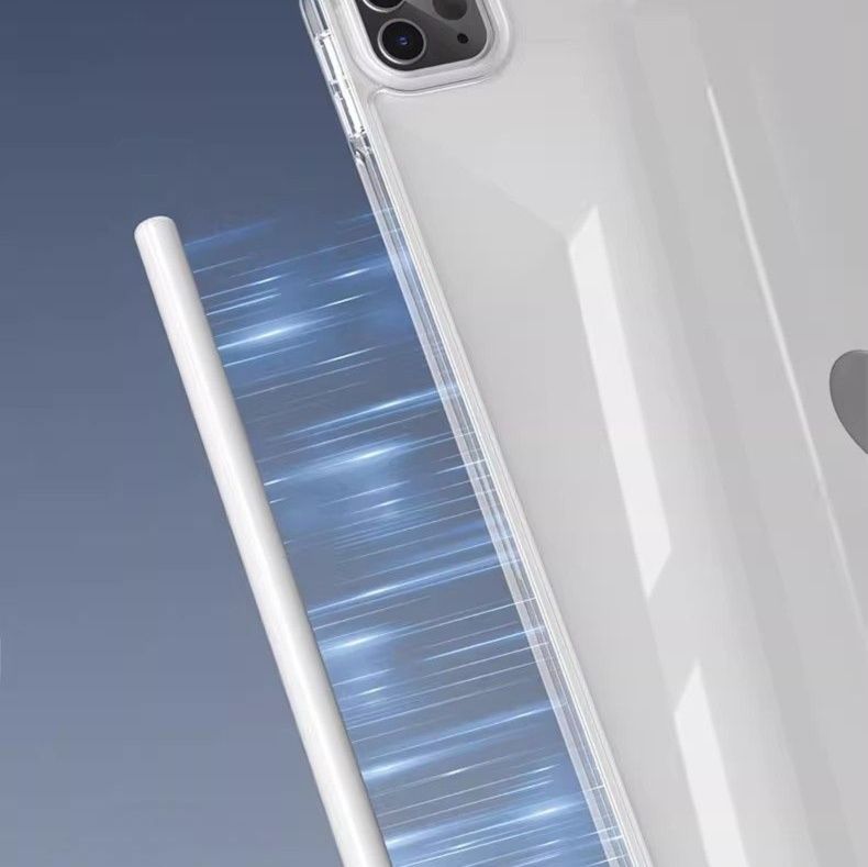 タブレットケース スマート耐衝撃 透明保護タブレットケース
