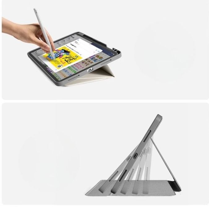 タブレットケース タブレットケース 縦横自在 多機能保護ケース 省スペース型