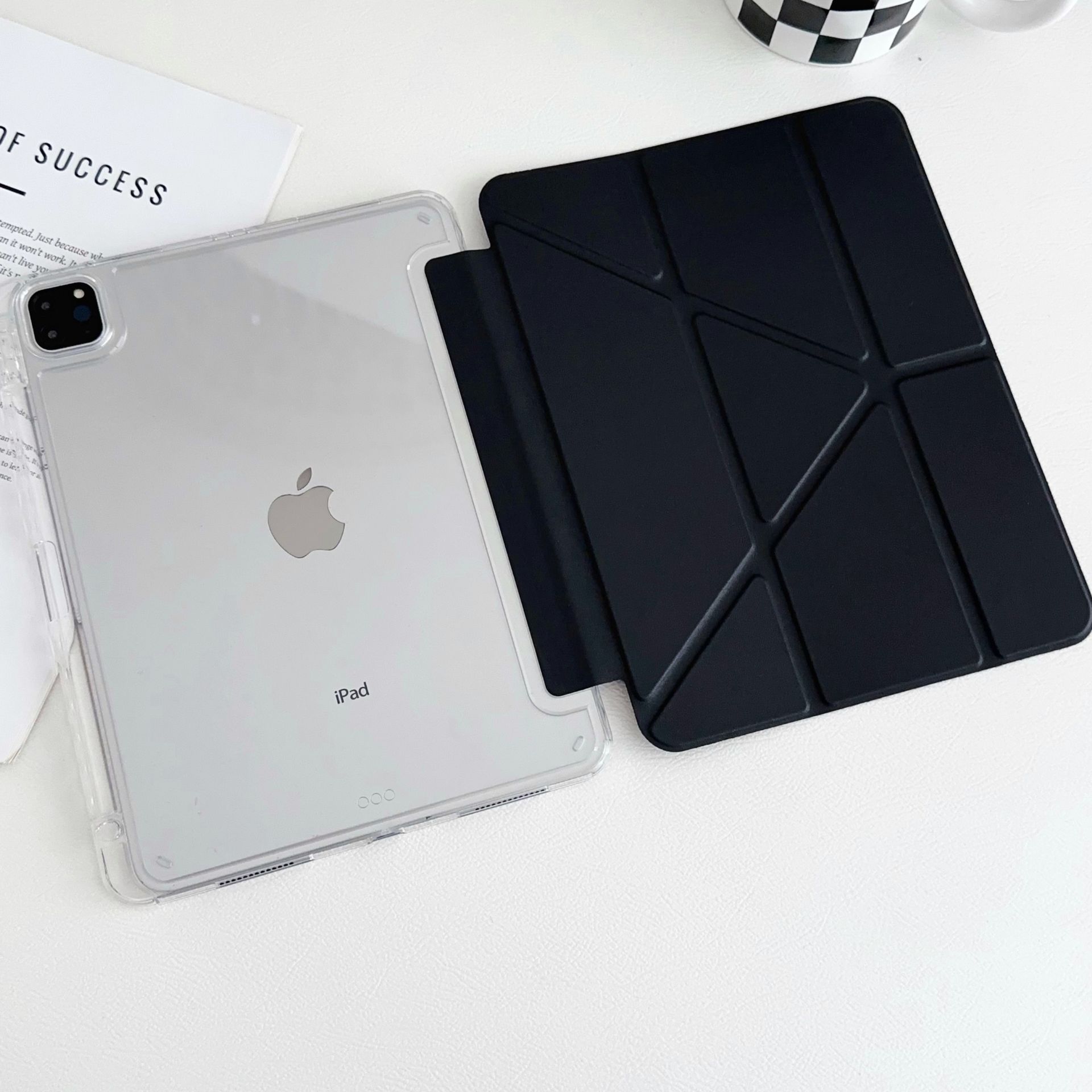 タブレットケース タブレットケース 多角形デザイン 折りたたみ式タブレット保護カバー