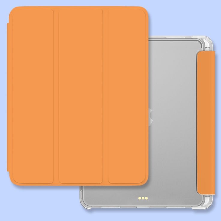 タブレットケース タブレットケース 三つ折り透明ペン収納タブレット保護ケース