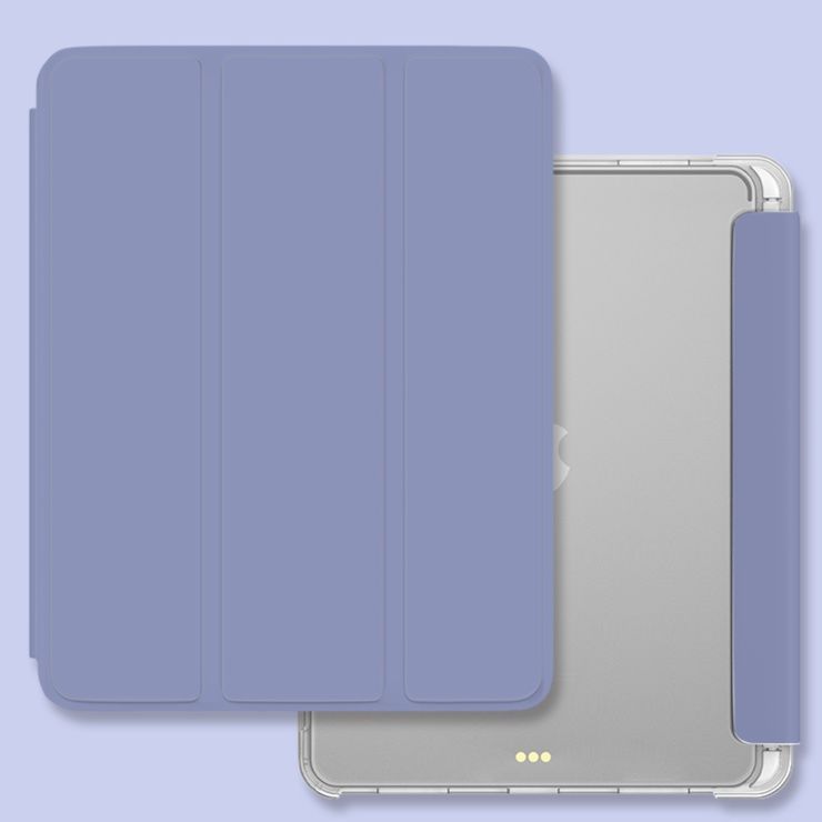 タブレットケース タブレットケース 三つ折り透明ペン収納タブレット保護ケース