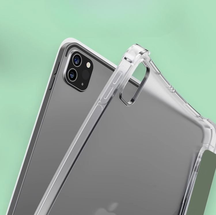 タブレットケース タブレットケース 三つ折り透明ペン収納タブレット保護ケース