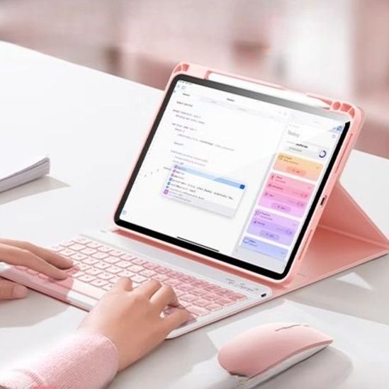 タブレットケース タブレットケース 磁石分離式 横置き対応 タブレットスタンド