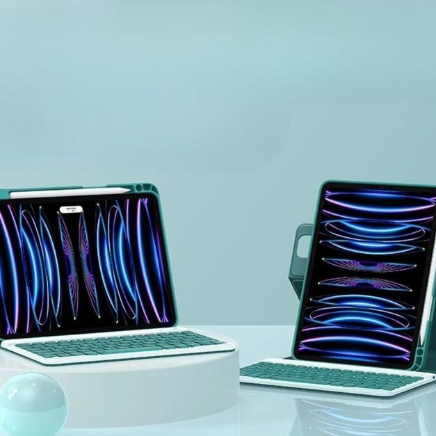 タブレットケース タブレットケース 磁石分離式 横置き対応 タブレットスタンド