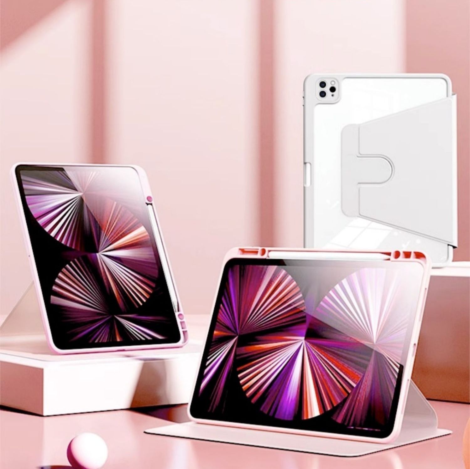 タブレットケース タブレットケース 折りたたみ式スタンド機能付き保護タブレットカバー