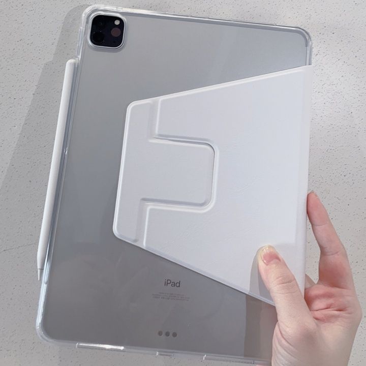 タブレットケース タブレットケース 透明折り畳みスタンド付きタブレット保護ケース