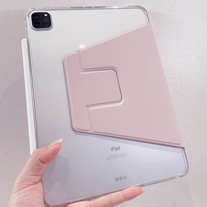 タブレットケース タブレットケース 透明折り畳みスタンド付きタブレット保護ケース