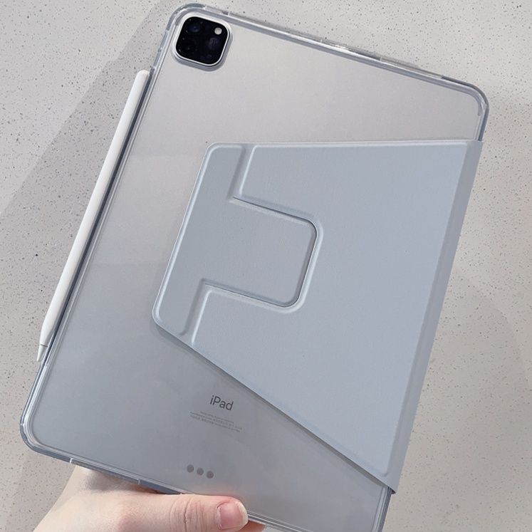 タブレットケース タブレットケース 透明折り畳みスタンド付きタブレット保護ケース