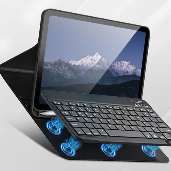 タブレットケース タブレットケース 磁気吸着式キーボード付き多機能保護カバー