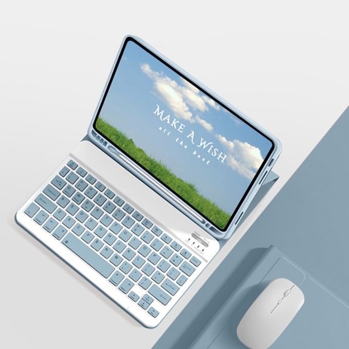 タブレットケース タブレットケース 磁気吸着式キーボード付き多機能保護カバー