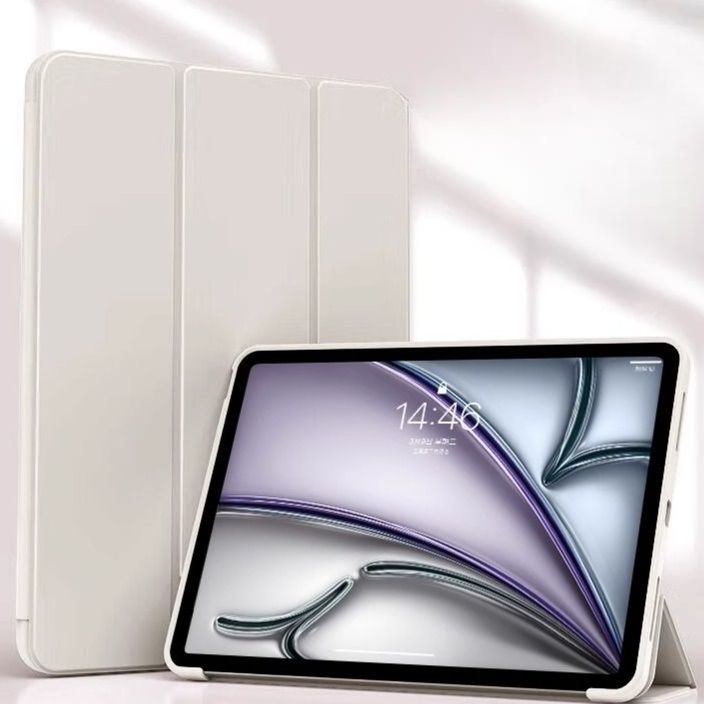 タブレットケース タブレットケース 柔軟素材保護三つ折りタブレットカバー