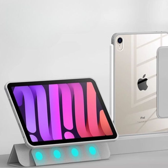 タブレットケース タブレットケース 透明磁石式タブレットカバー