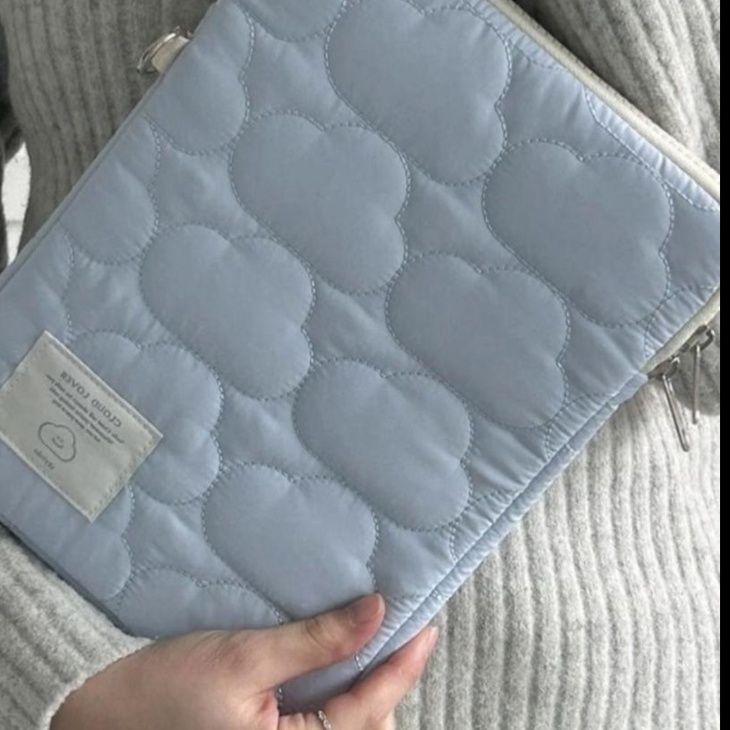 iPad/macbook Air Pro ふわもこ雲模様タブレットケース