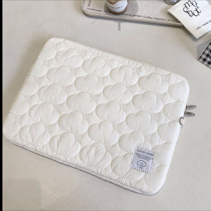 iPad/macbook Air Pro ふわもこ雲模様タブレットケース