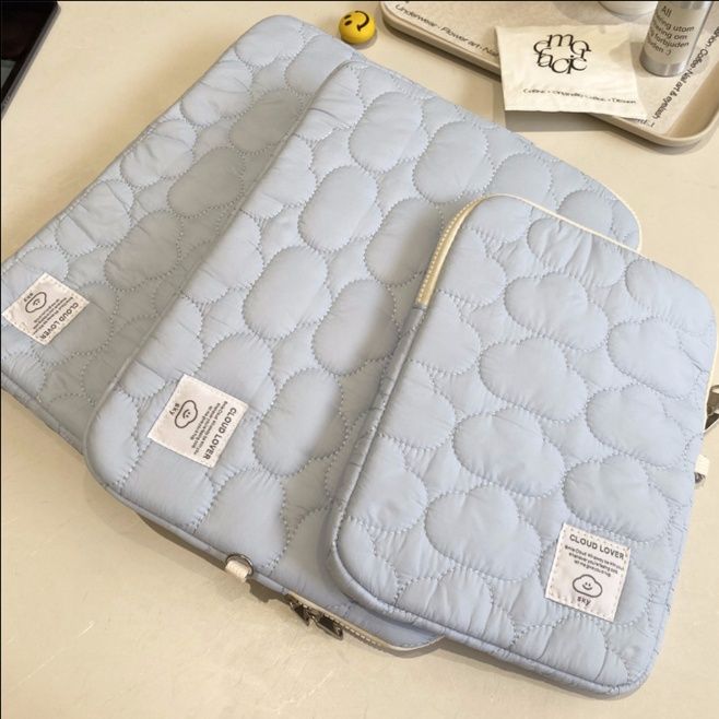 iPad/macbook Air Pro ふわもこ雲模様タブレットケース
