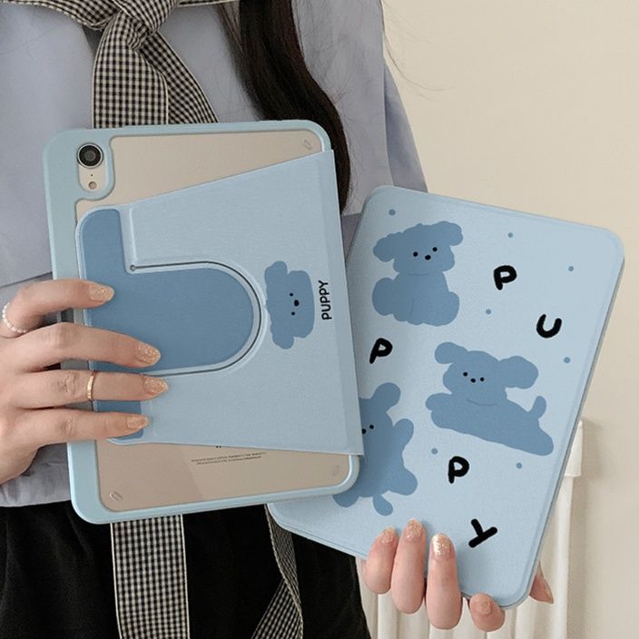 タブレットケース タブレットケース かわいい動物イラスト折りたたみ保護カバー