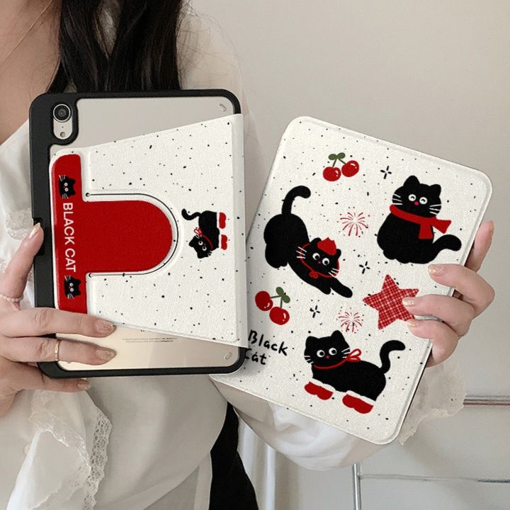 タブレットケース タブレットケース かわいい動物イラスト折りたたみ保護カバー