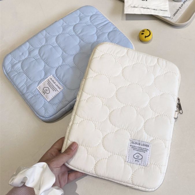 タブレットケース タブレットケース 雲模様キルティング保護スリーブ