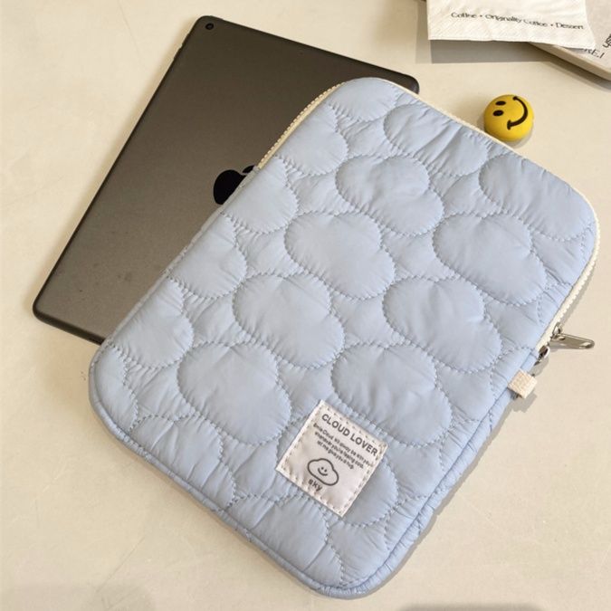 タブレットケース タブレットケース 雲模様キルティング保護スリーブ