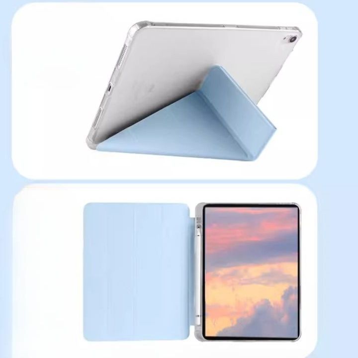 タブレットケース タブレットケース 多機能折りたたみ式保護カバー