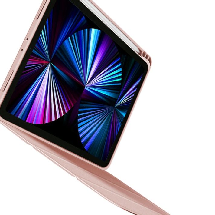 タブレットケース タブレットケース 薄型筆収納マグネット装着ケース