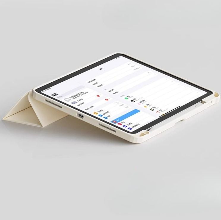 タブレットケース タブレットケース 透明磁気分離式 筆槽付き保護カバー