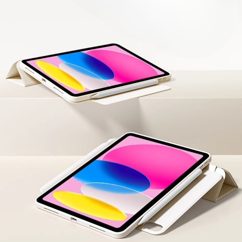 タブレットケース タブレットケース 多角度回転式マグネット着脱タブレットカバー