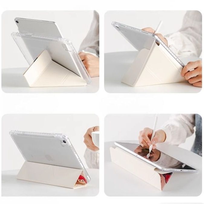 タブレットケース タブレットケース 水彩画風折りたたみ式保護カバー