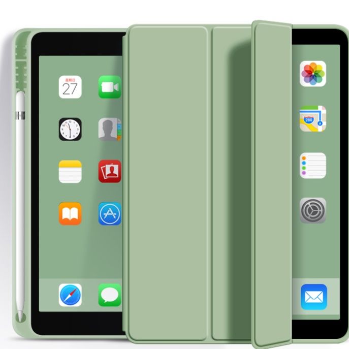 タブレットケース 多機能筆槽付き保護タブレットケース