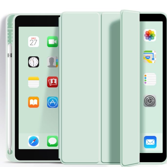 タブレットケース 多機能筆槽付き保護タブレットケース