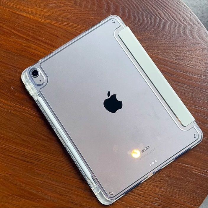 タブレットケース タブレットケース 透明折り紙スタンド保護カバー
