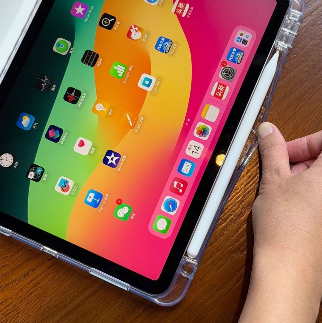 タブレットケース タブレットケース 透明折り紙スタンド保護カバー