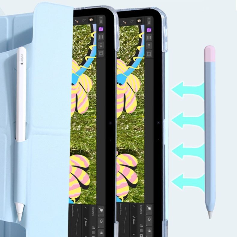タブレットケース タブレットケース 磁石式スタンド機能付き保護カバー