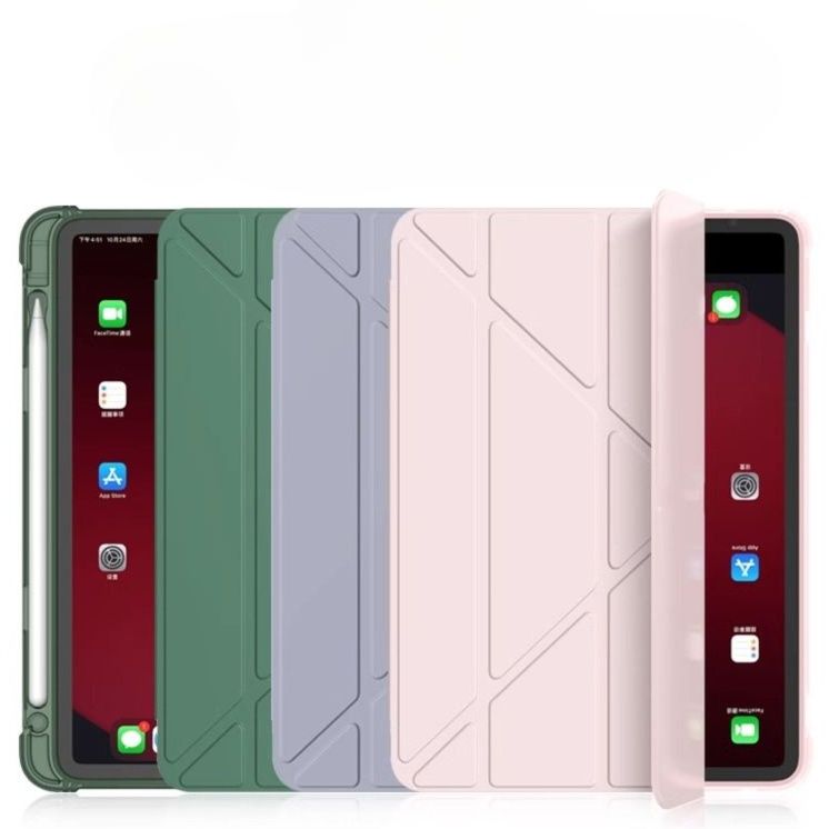 タブレットケース タブレットケース 柔軟シリコン全包み折り畳み式保護ケース